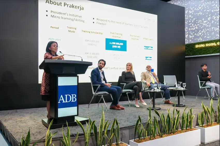 Prakerja berbagi di Asian Development Bank (ADB) Social Protection Week 2023